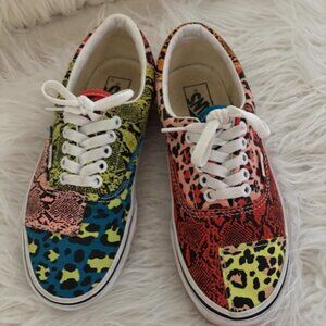 VANS ANIMAL PRINT LACE UPS